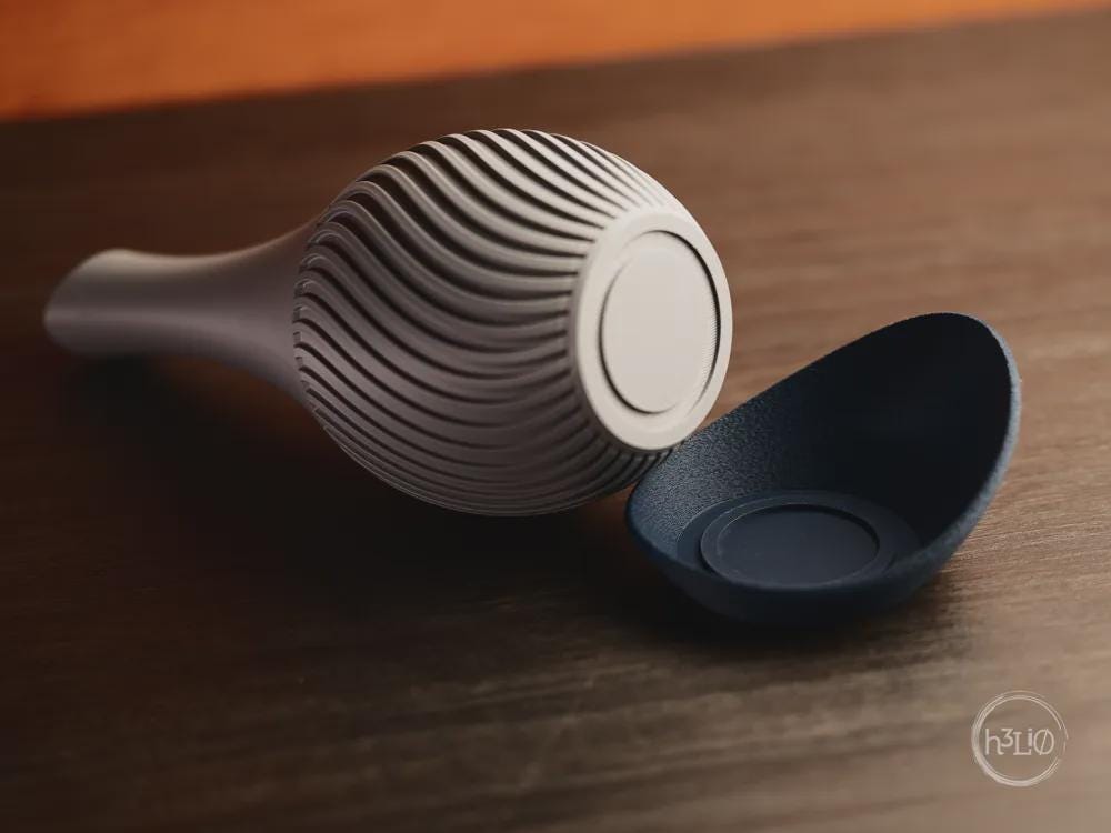 Wavy Vase with Wrap Around Plate | Minimalist Home Decor | Sculptural | Contemporary Desk Decor