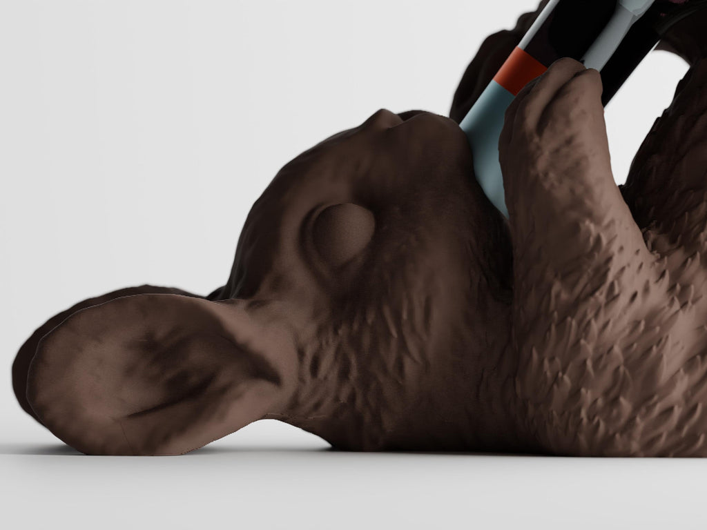 Bunny Wine Holder | 3D Printed Bottle Rack | Gift for Wine Lovers | Bar Decor