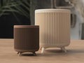 Ribbed Planter with Legs – Japandi Scandinavian Minimalist Decor