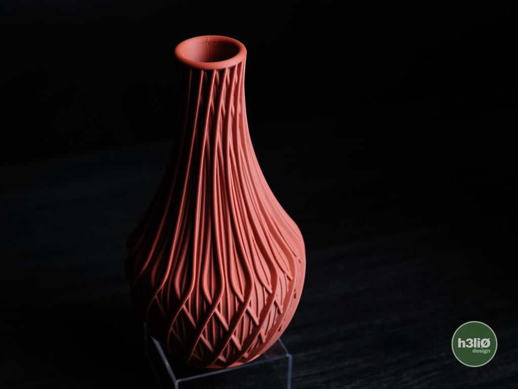 Fractal Vase, Modern Geometric 3D Printed Sculptural Decor