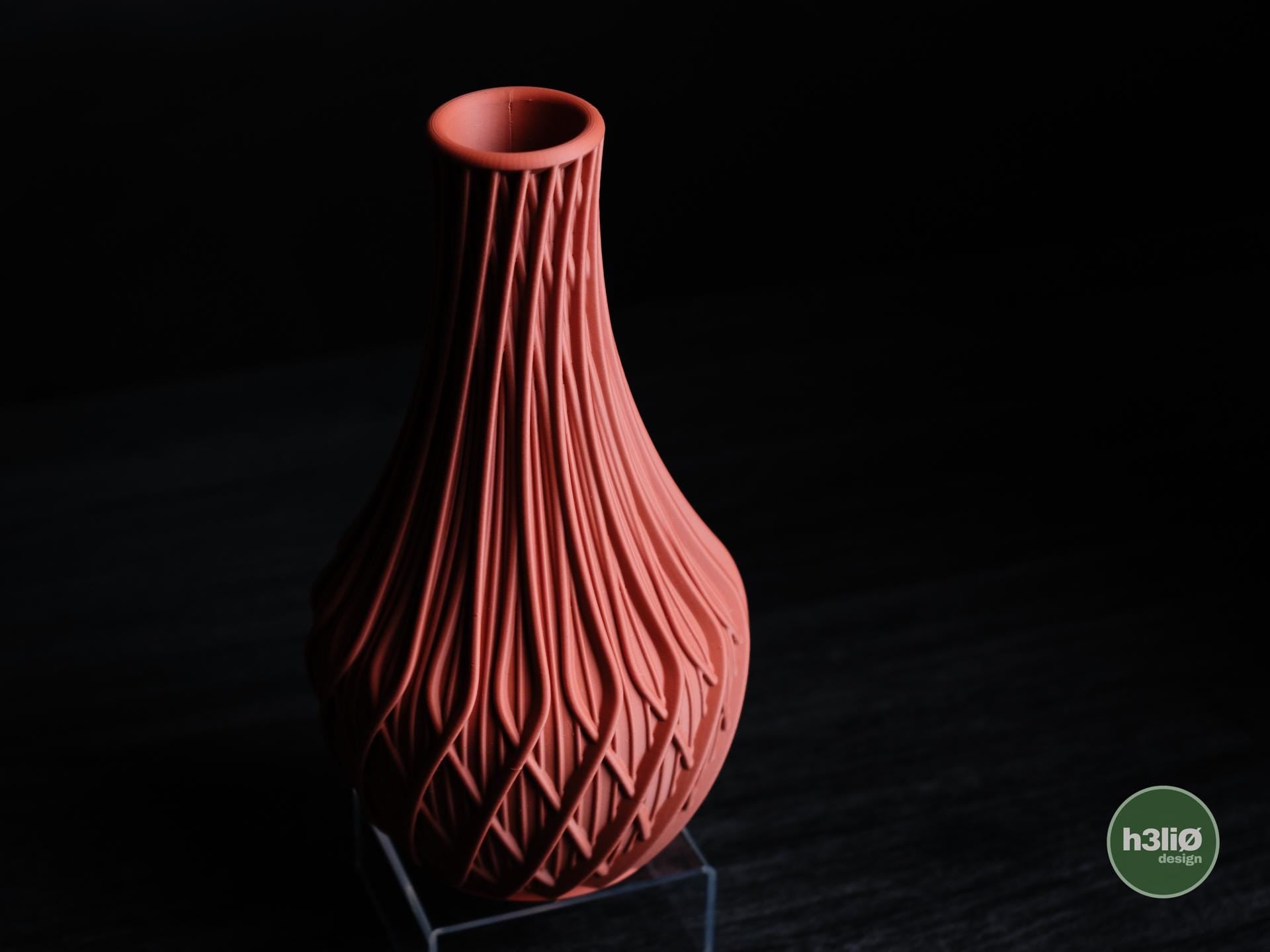 Fractal Vase, Modern Geometric 3D Printed Sculptural Decor
