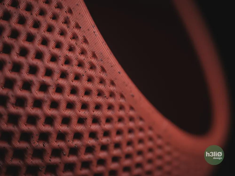 Dusk Geometric Planter with Drip Tray | 3D Printed Indoor Succulent Pot