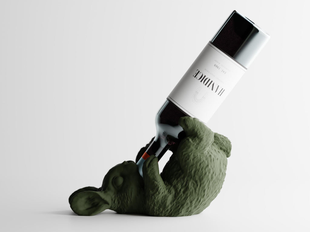 Bunny Wine Holder | 3D Printed Bottle Rack | Gift for Wine Lovers | Bar Decor