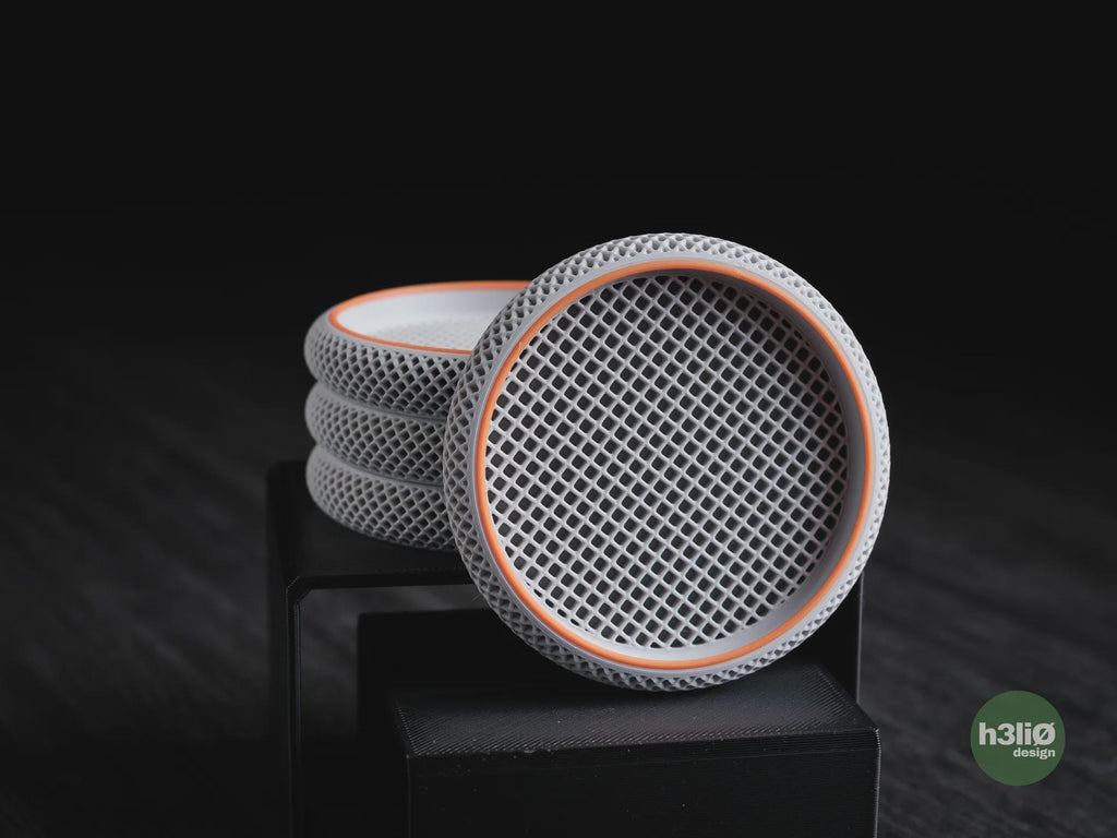 Geometric 3D Printed Coasters Set | Modern Minimalist Drinkware Holder