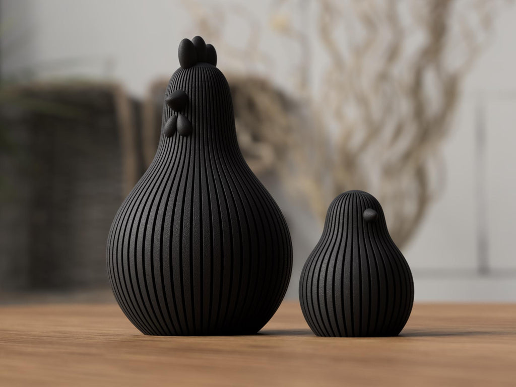 Easter Chicken | Scandinavian Farmhouse Decor | 3D Printed Gift
