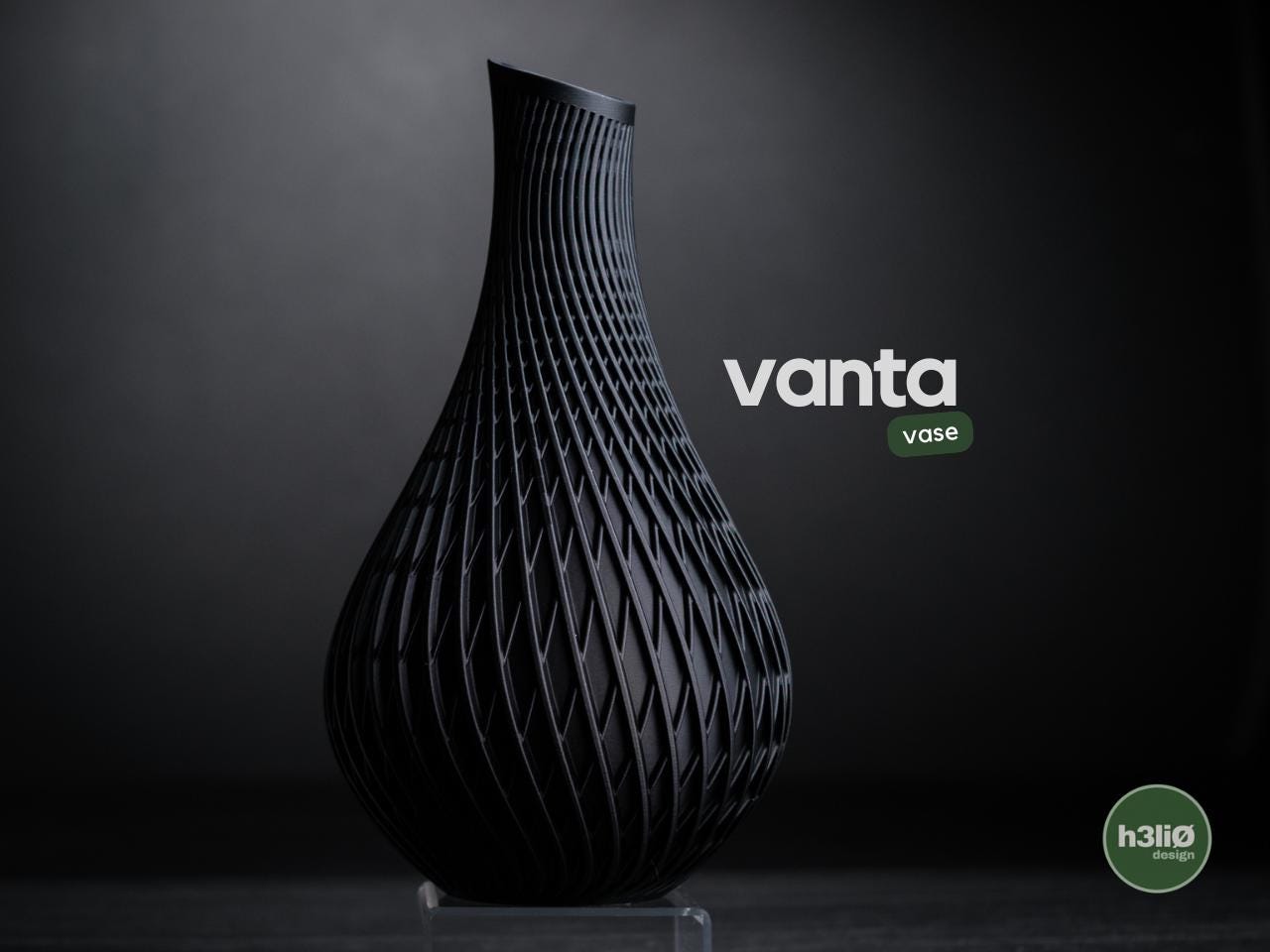 Modern Vase | Minimalist 3D Printed Vase | Sculptural Home Decor
