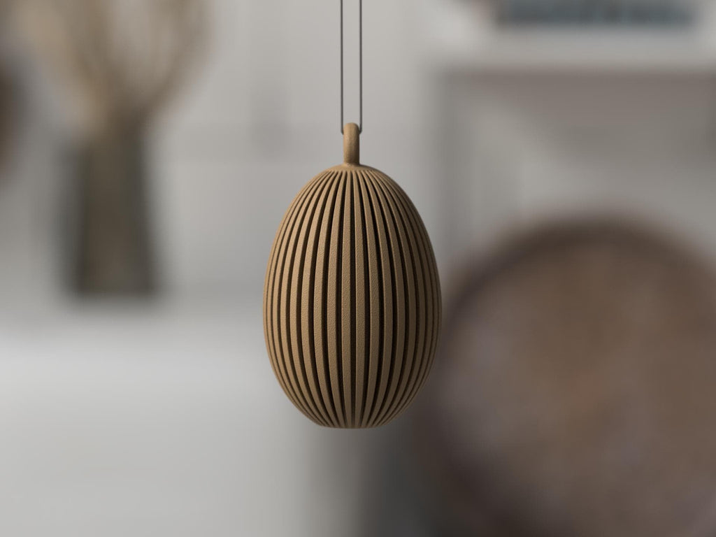 Easter Egg Ornament | Modern Minimal Spring Decor | with or without Bunny Ears
