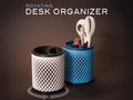 Rotating Desk Organizer, Pencil Holder, Modern Office Storage, Desk Accessory, Gift for Him Her