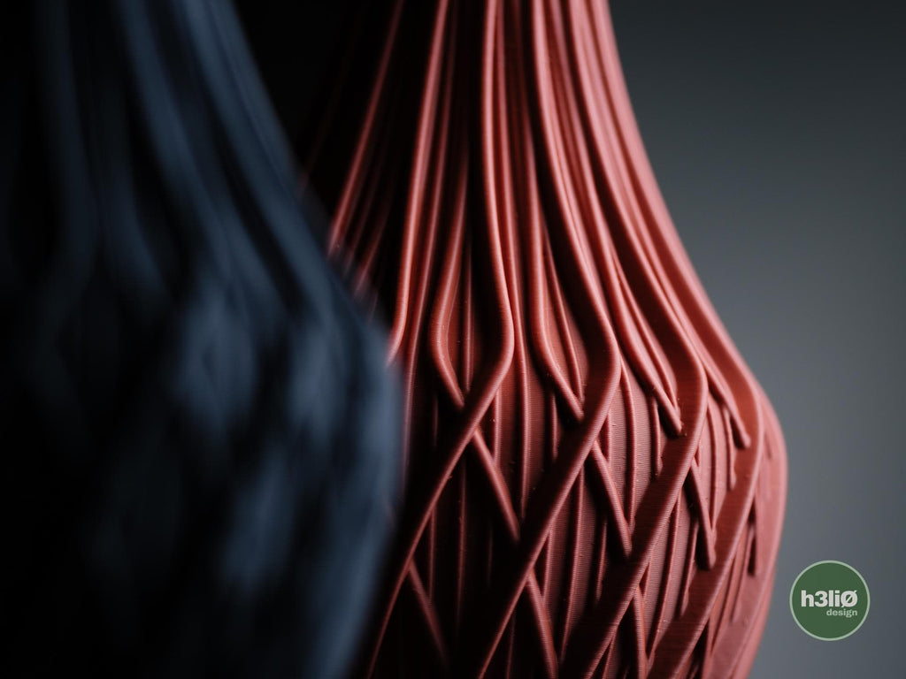 Fractal Vase, Modern Geometric 3D Printed Sculptural Decor
