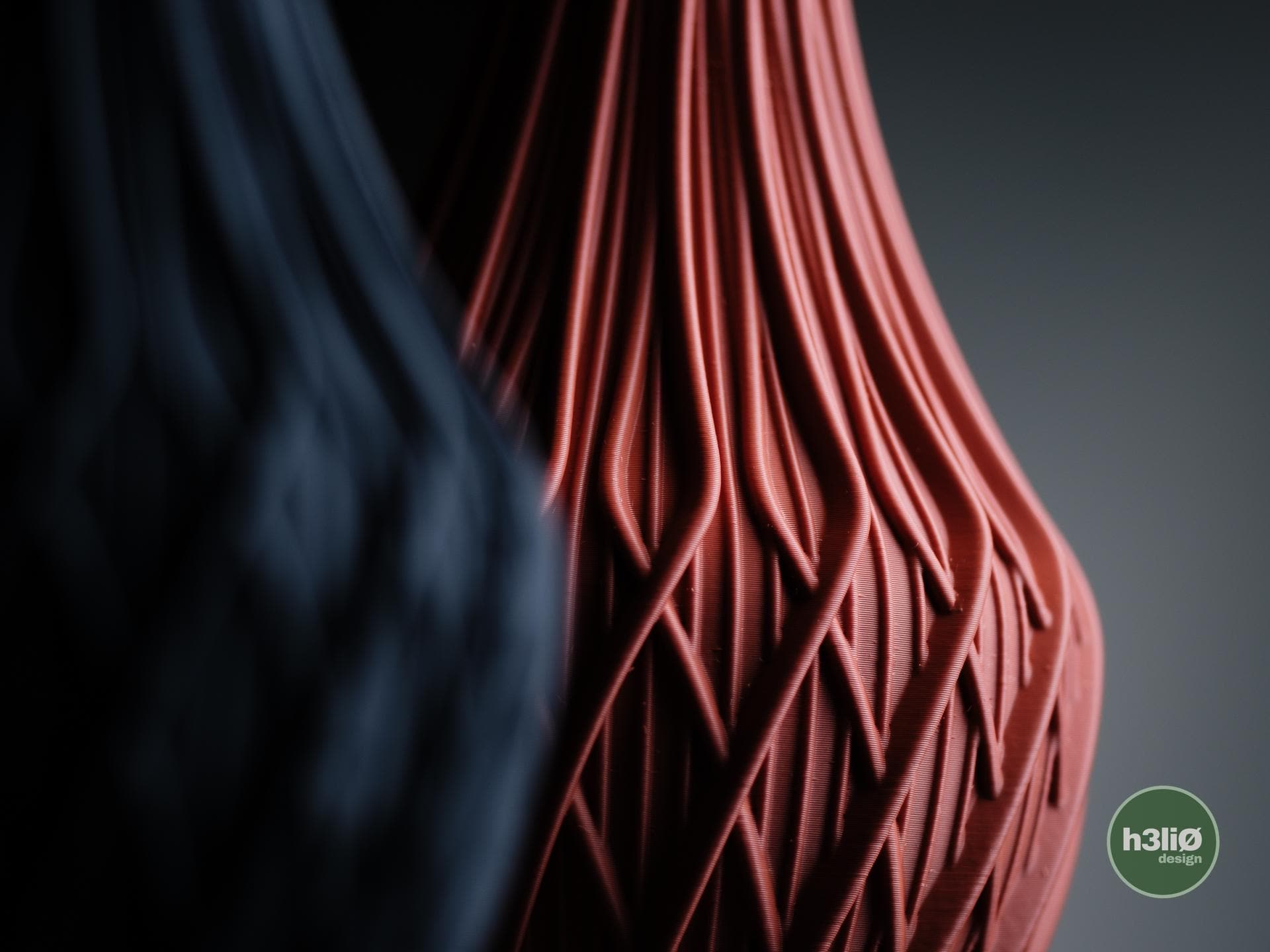 Fractal Vase, Modern Geometric 3D Printed Sculptural Decor
