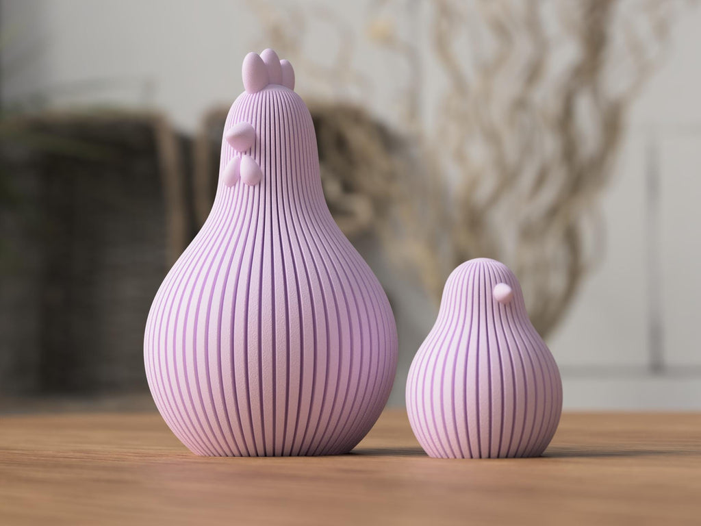 Easter Chicken | Scandinavian Farmhouse Decor | 3D Printed Gift