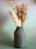 Strata Ribbed Vase | Decorative Flower Decor