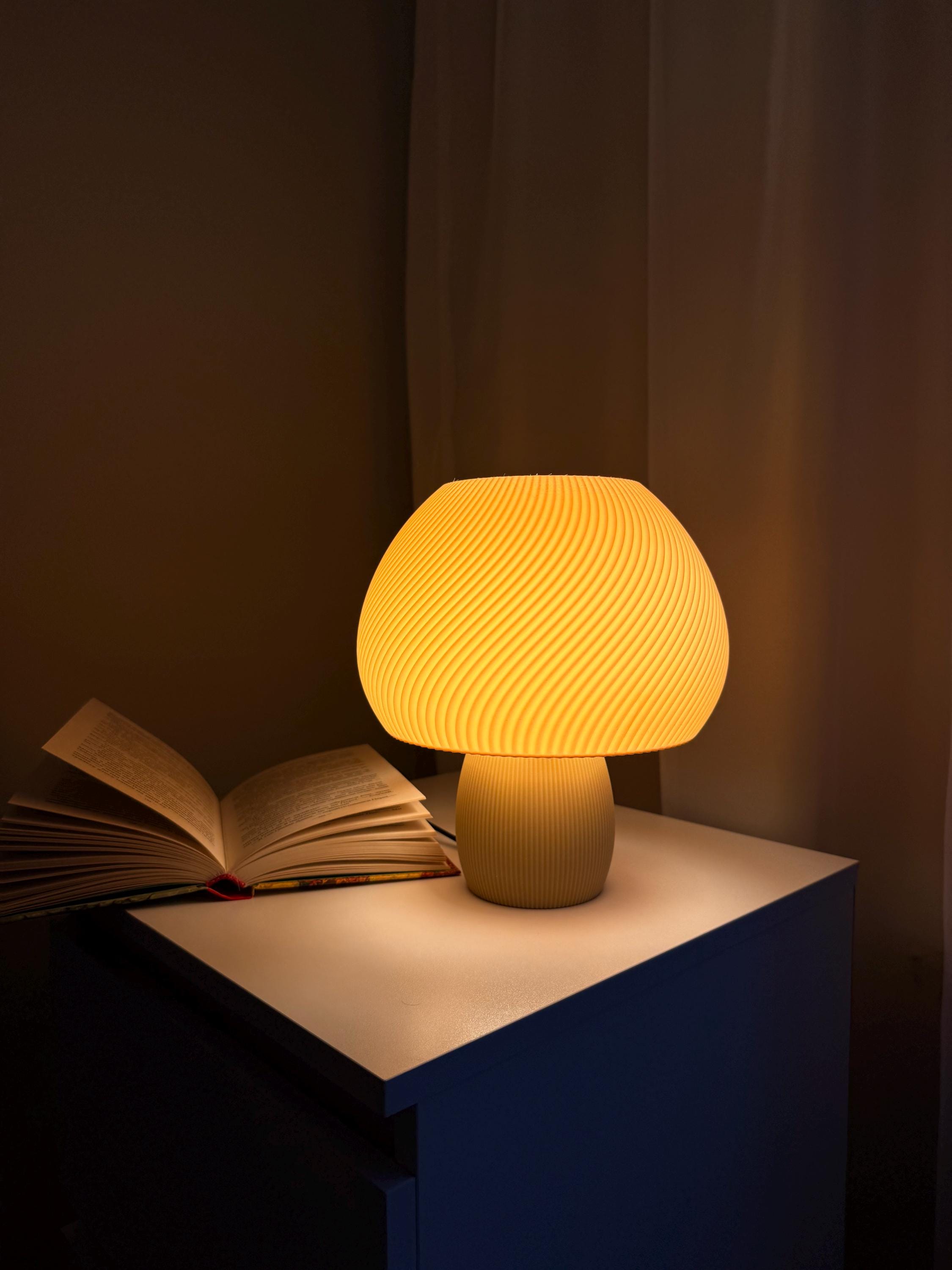 Mushroom Lamp – Modern Table Lamp for Cozy Home Decor, 3D Printed Night Light
