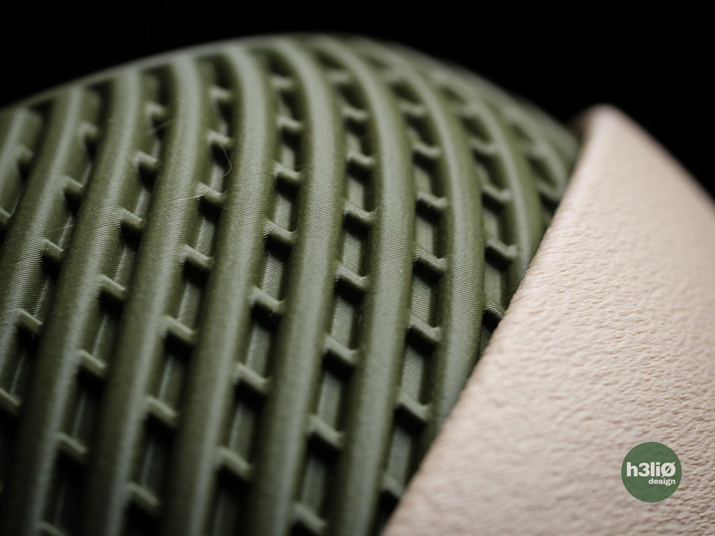 Troia Modern Minimalist Planter - Geometric 3D Printed Flower Pot, Unique Earthy Home Decor