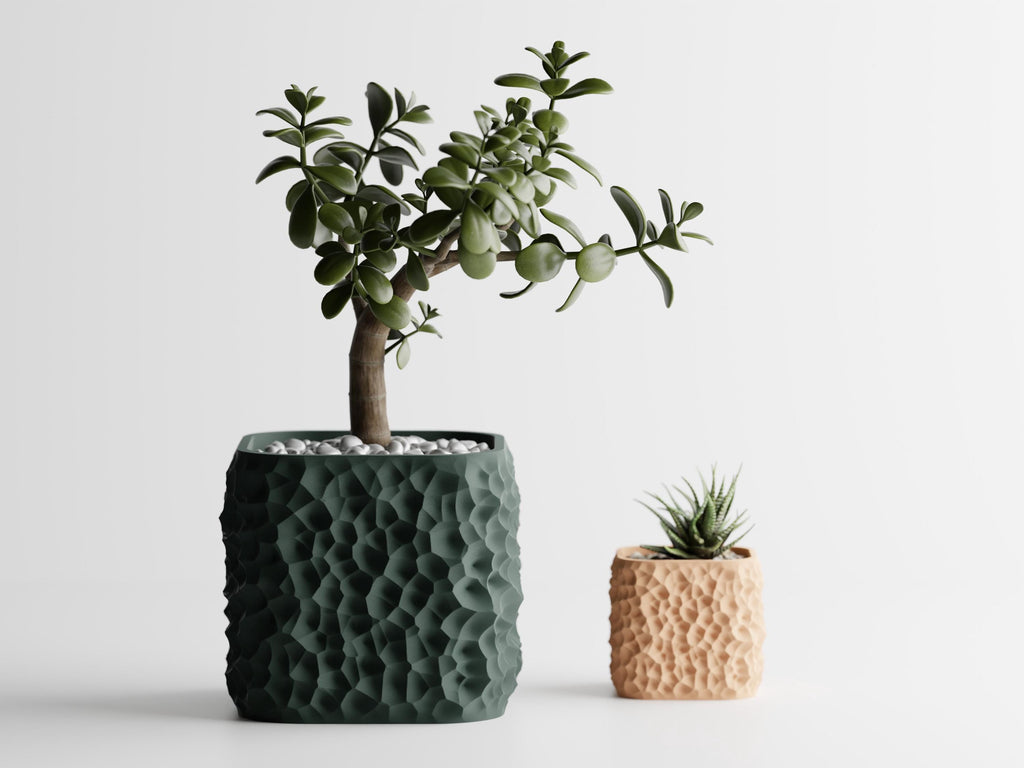 TerraForma Planter Pot | Voronoi Texture Plant Pot | Unique Home Decor