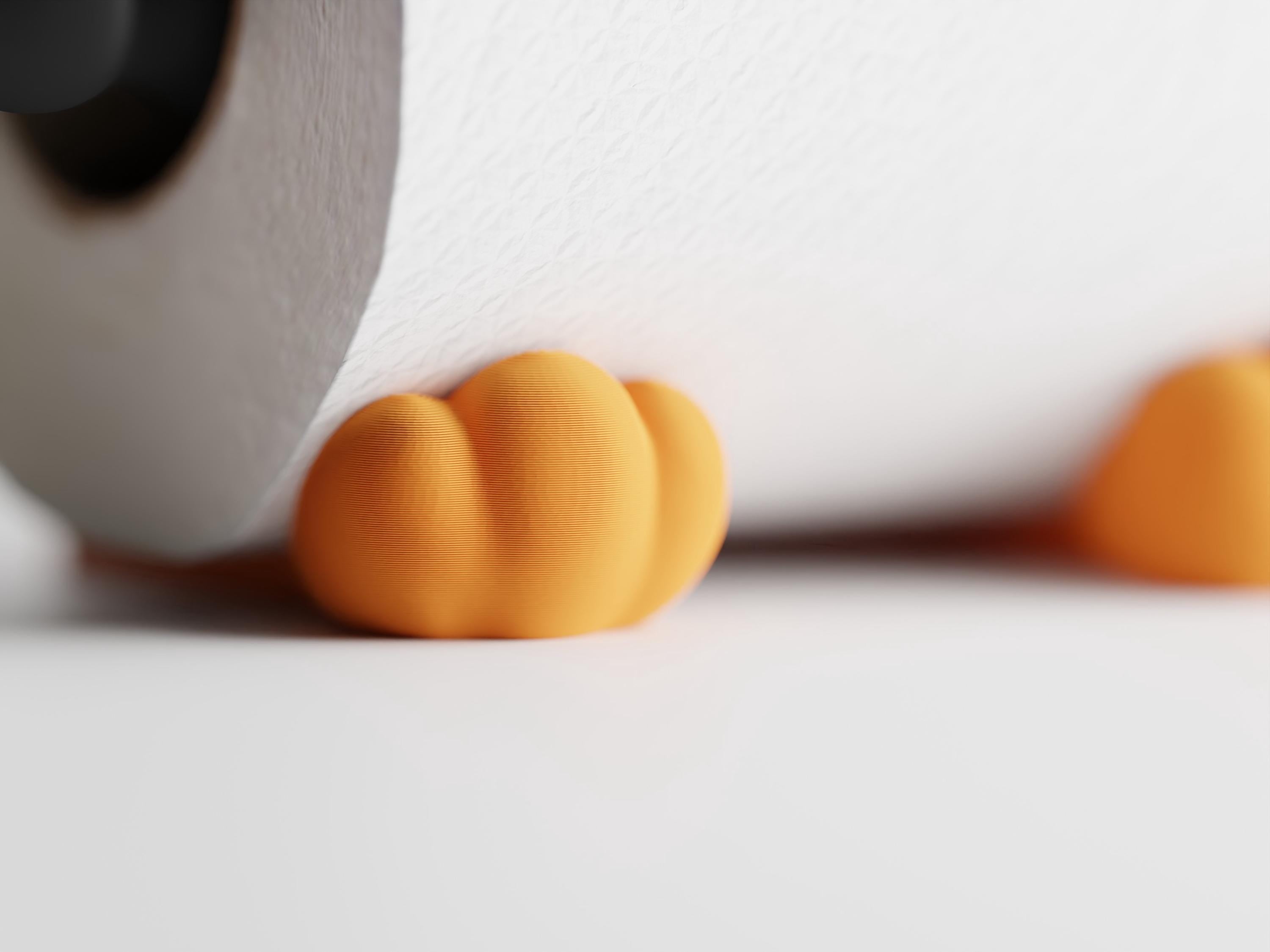 3D Printed Penguin Toilet Paper Holder, Modern Bathroom Accessory, Playful Home Decor