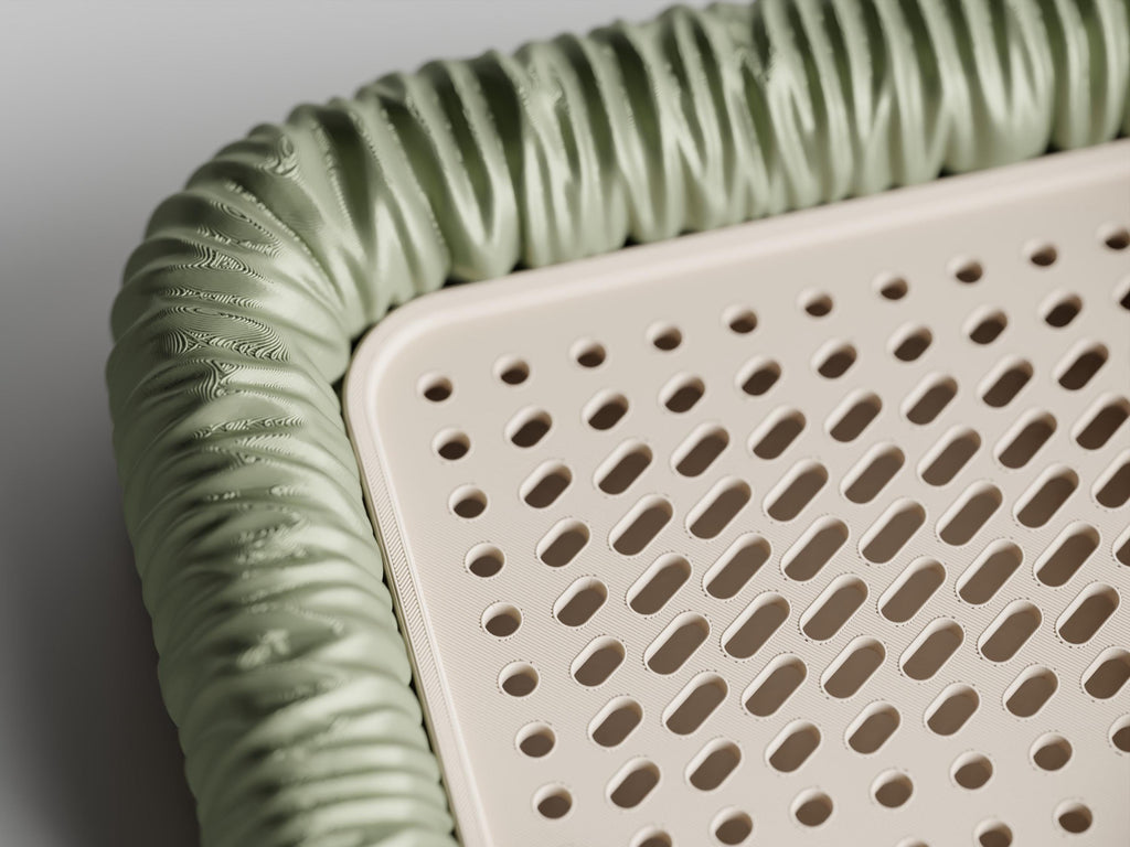 Modern Soap Dish, Sculpted Fold Soap Tray, Wavy Drainage Holder, Organic Style Bathroom Accessory