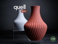 Spiral Vase, Minimalist Woven Texture Flower Vase, 3D Printed Vase