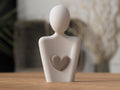 Modern Mother's Day Statue | Minimalist Heart Sculpture | Home Decor | Gift for Mum