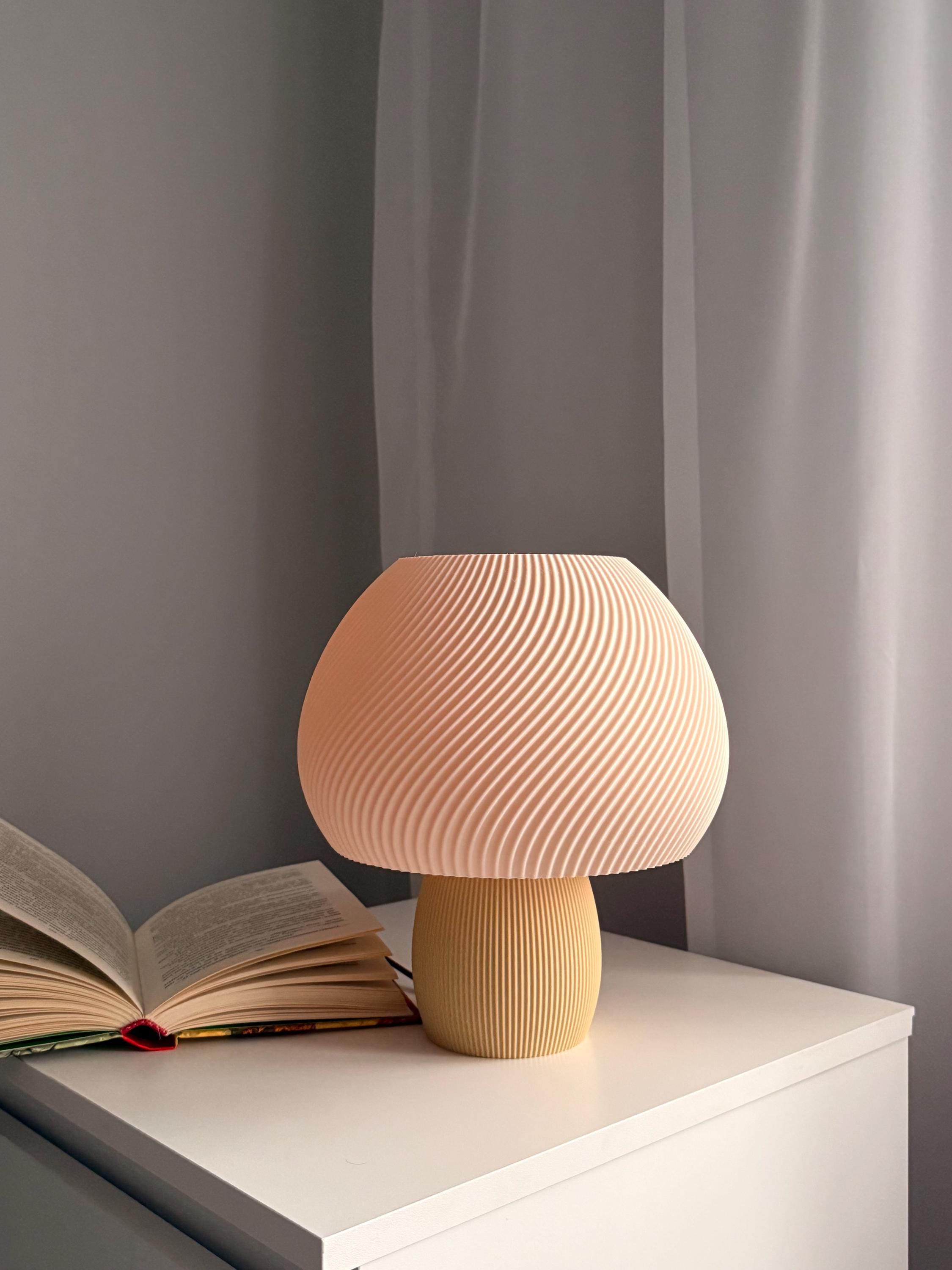 Mushroom Lamp – Modern Table Lamp for Cozy Home Decor, 3D Printed Night Light