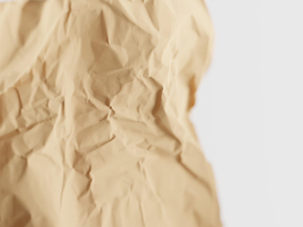 Crumpled Paper Bag Planter | Modern Sculptural 3D Printed Pot for Succulents