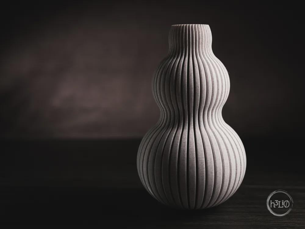 Nimbus Vase, 3D Printed Decor, Minimalist Home Accent, Japandi Style ,Statement Gift