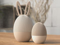 Easter Eggs Container, Bunny Ear Storage Box, Minimalist Egg Holder, 3D Printed Easter Gift