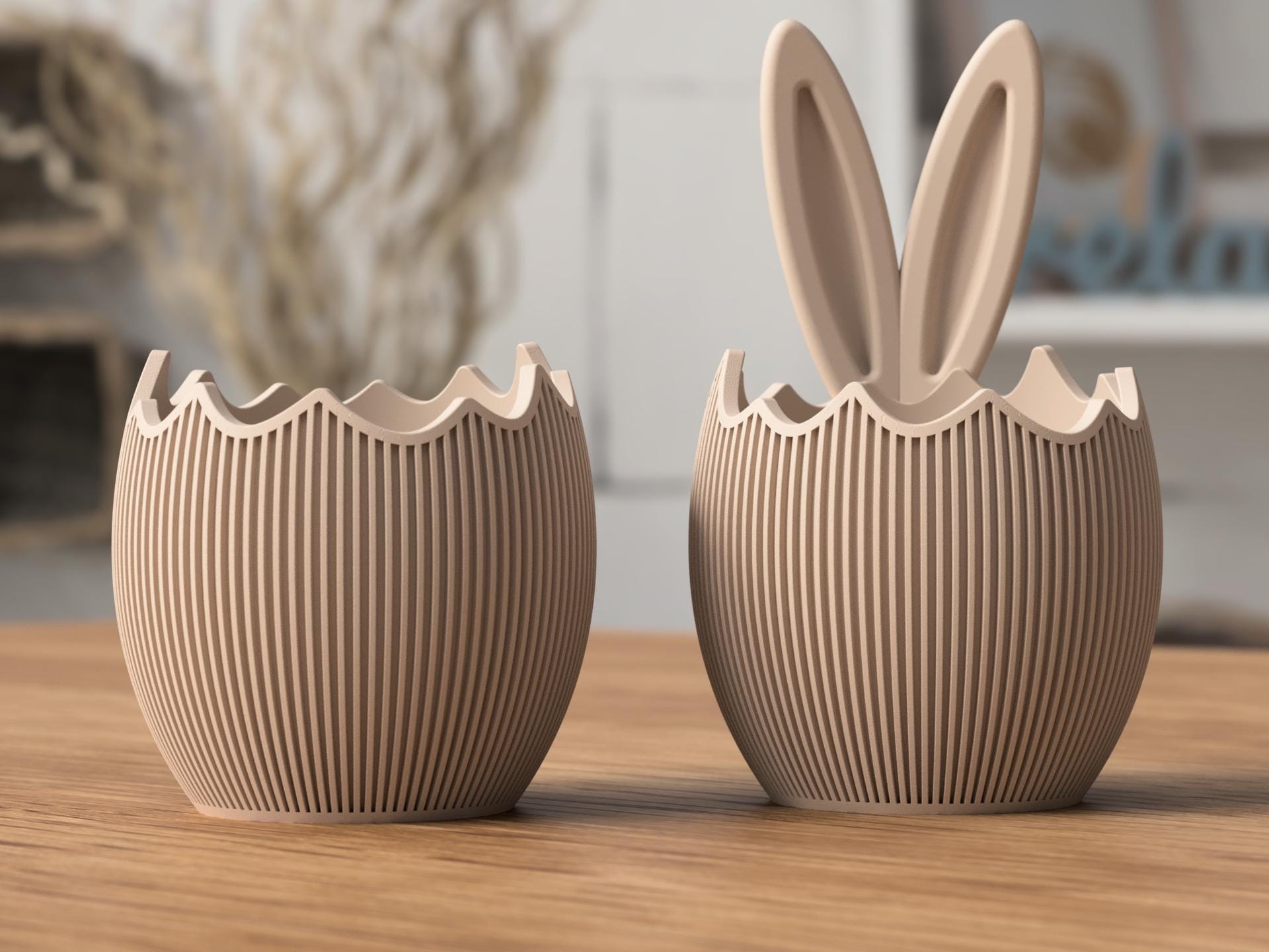 Easter Bunny Egg Bowl – Modern Easter Decoration