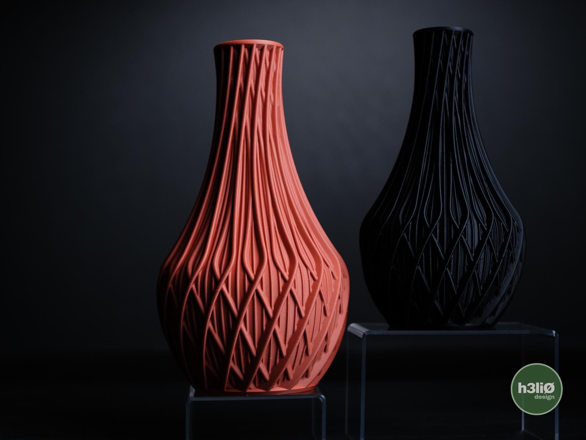 Fractal Vase, Modern Geometric Home Decor, Minimalist Sculptural Vase