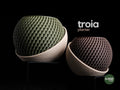 Troia Modern Minimalist Planter - Geometric 3D Printed Flower Pot, Unique Earthy Home Decor