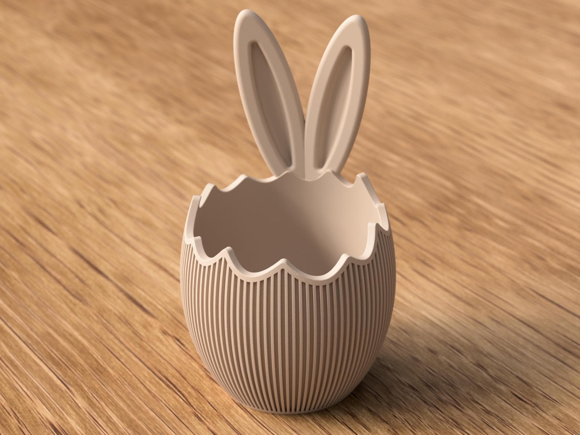 Easter Bunny Egg Bowl – Modern Easter Decoration