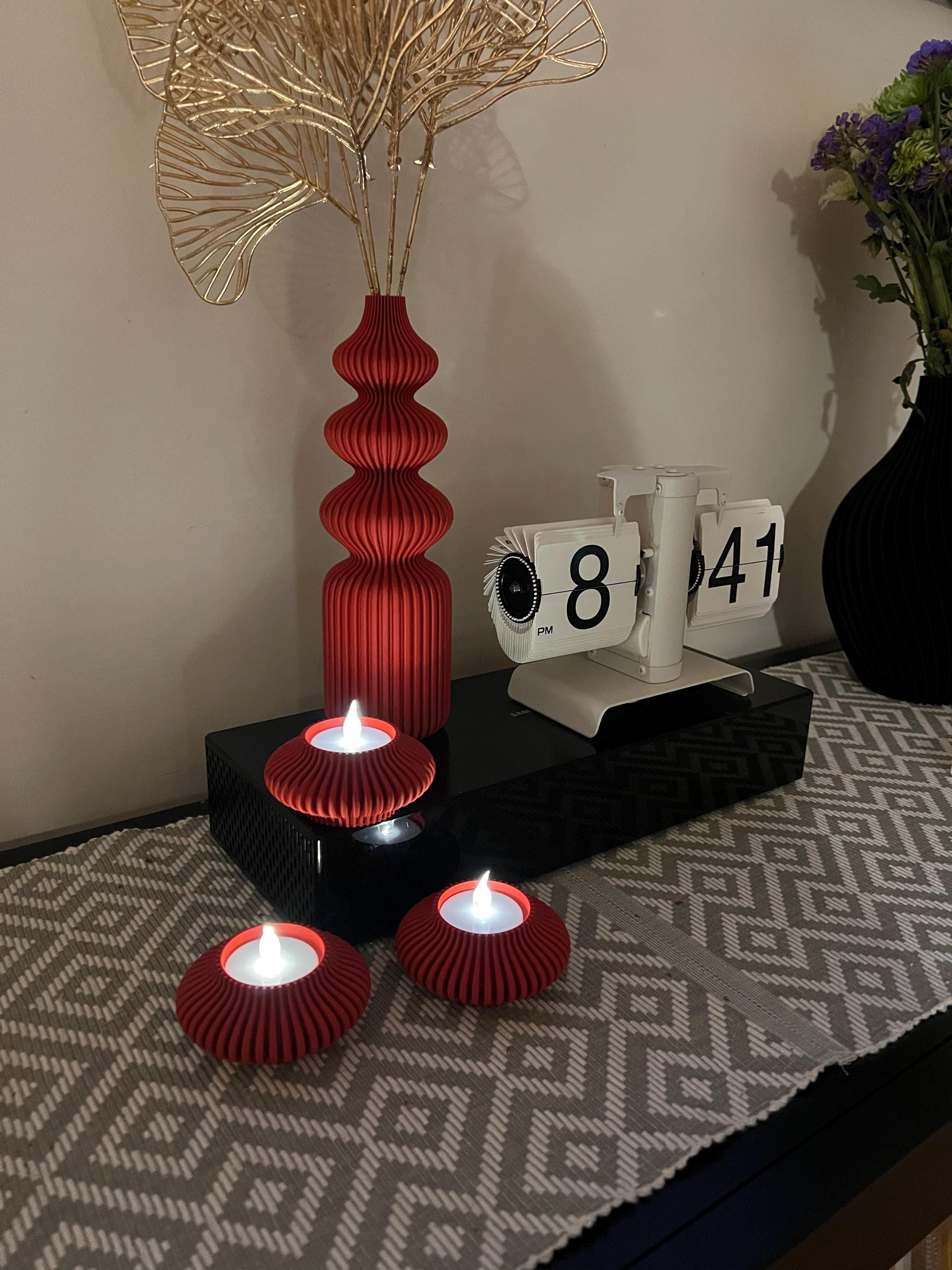 Nordic Vase – Ribbed or Fuzzy Texture – Japandi Minimalist Decor – Scandinavian Style Modern Vase