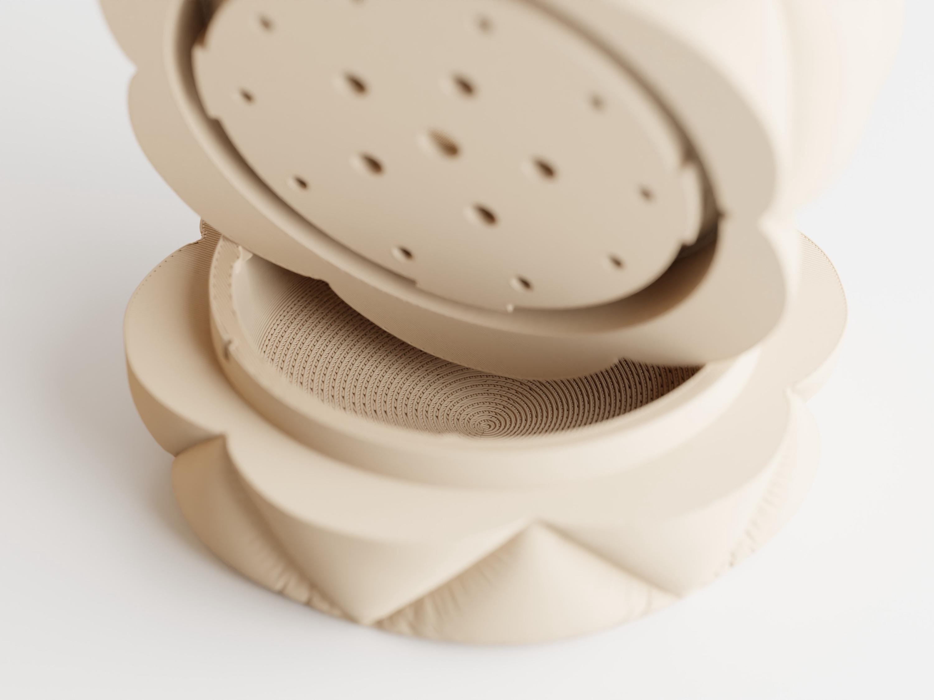 3D Printed Inflated Plant Pot | Puffy Planter | Modern Home Decor | Gift for Plant Lover