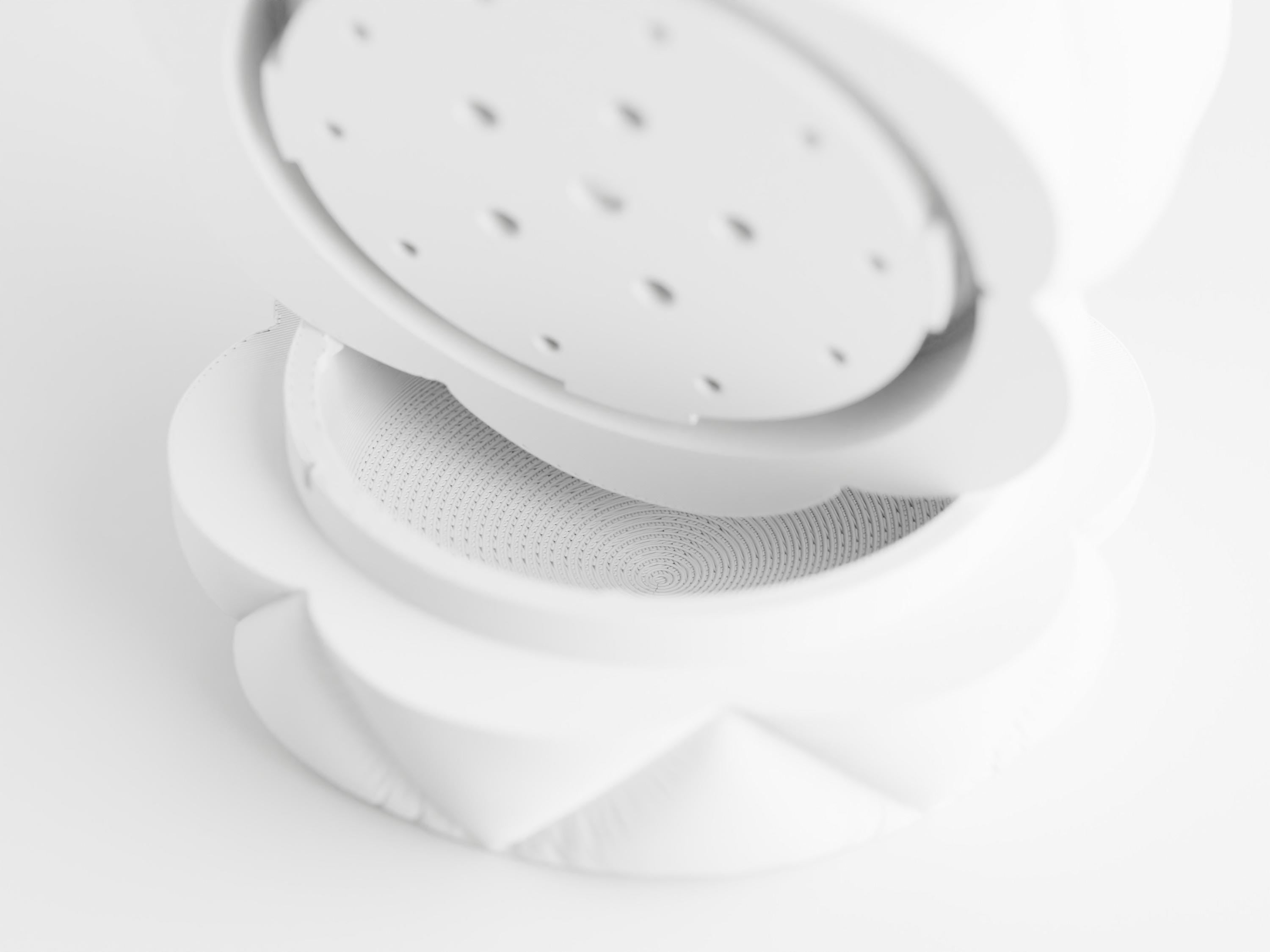 3D Printed Inflated Plant Pot | Puffy Planter | Modern Home Decor | Gift for Plant Lover