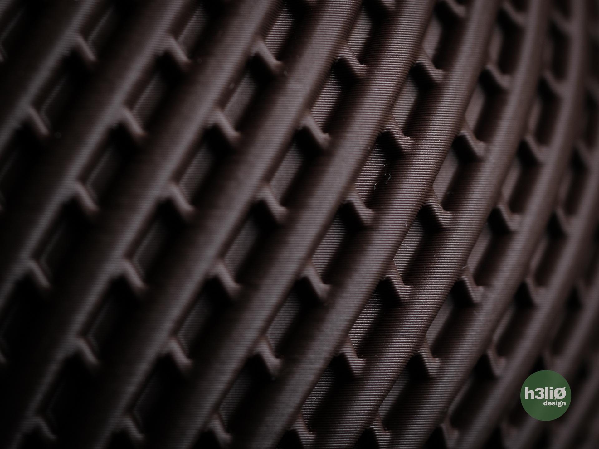 Troia Modern Minimalist Planter - Geometric 3D Printed Flower Pot, Unique Earthy Home Decor