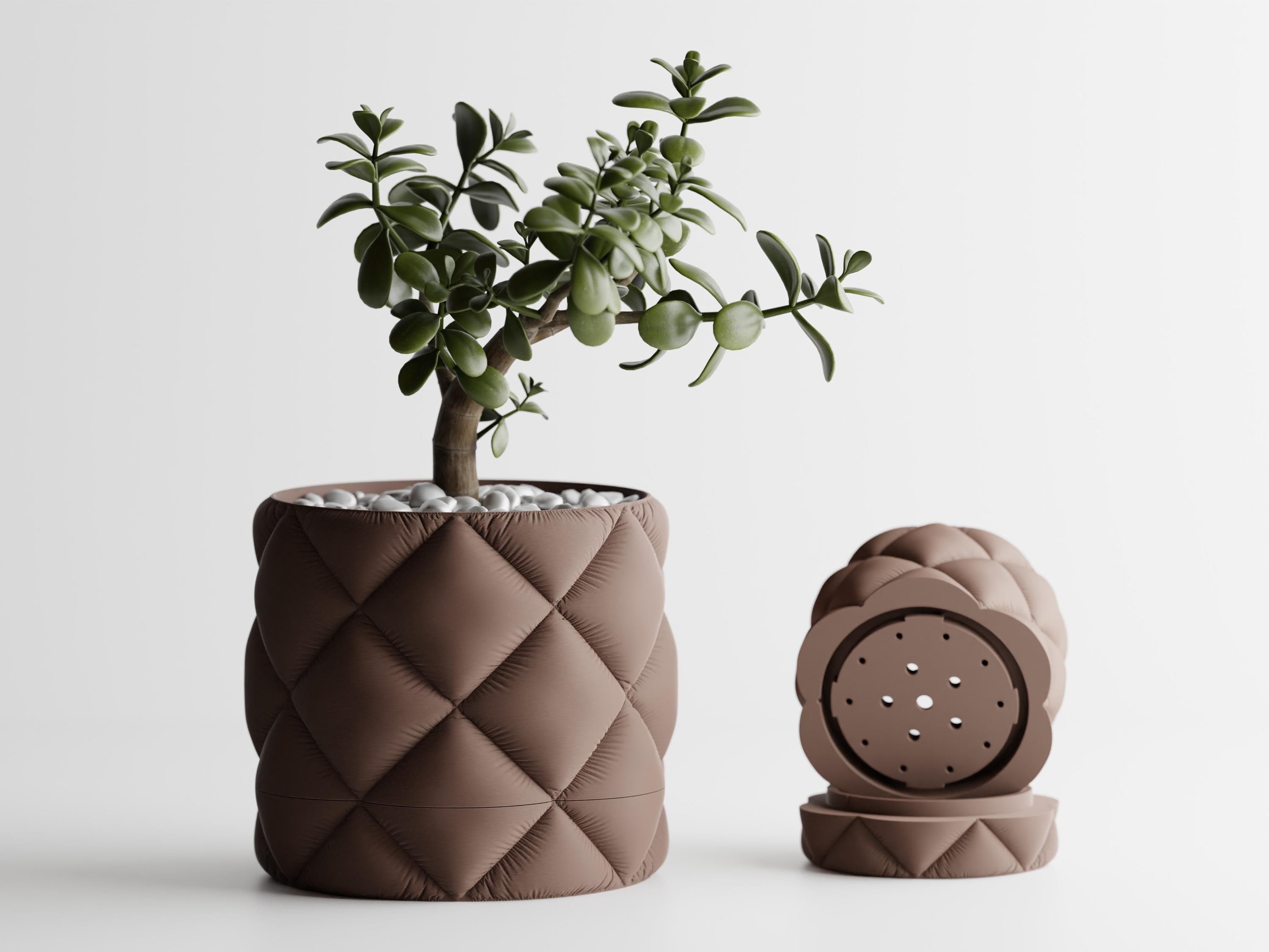 3D Printed Inflated Plant Pot | Puffy Planter | Modern Home Decor | Gift for Plant Lover